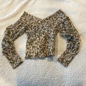 Floral blouse from Steve Madden